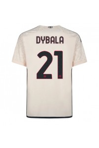 Fotbalové Dres AS Roma Paulo Dybala #21 Venkovní Oblečení 2023-24 Krátký Rukáv